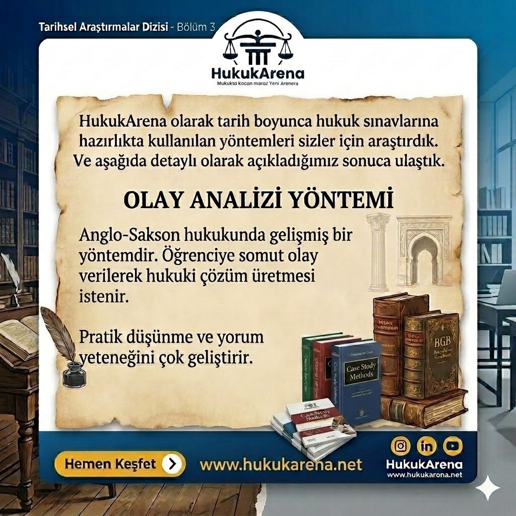 Hukuk Eğitiminde Olay Analizi Yöntemi 