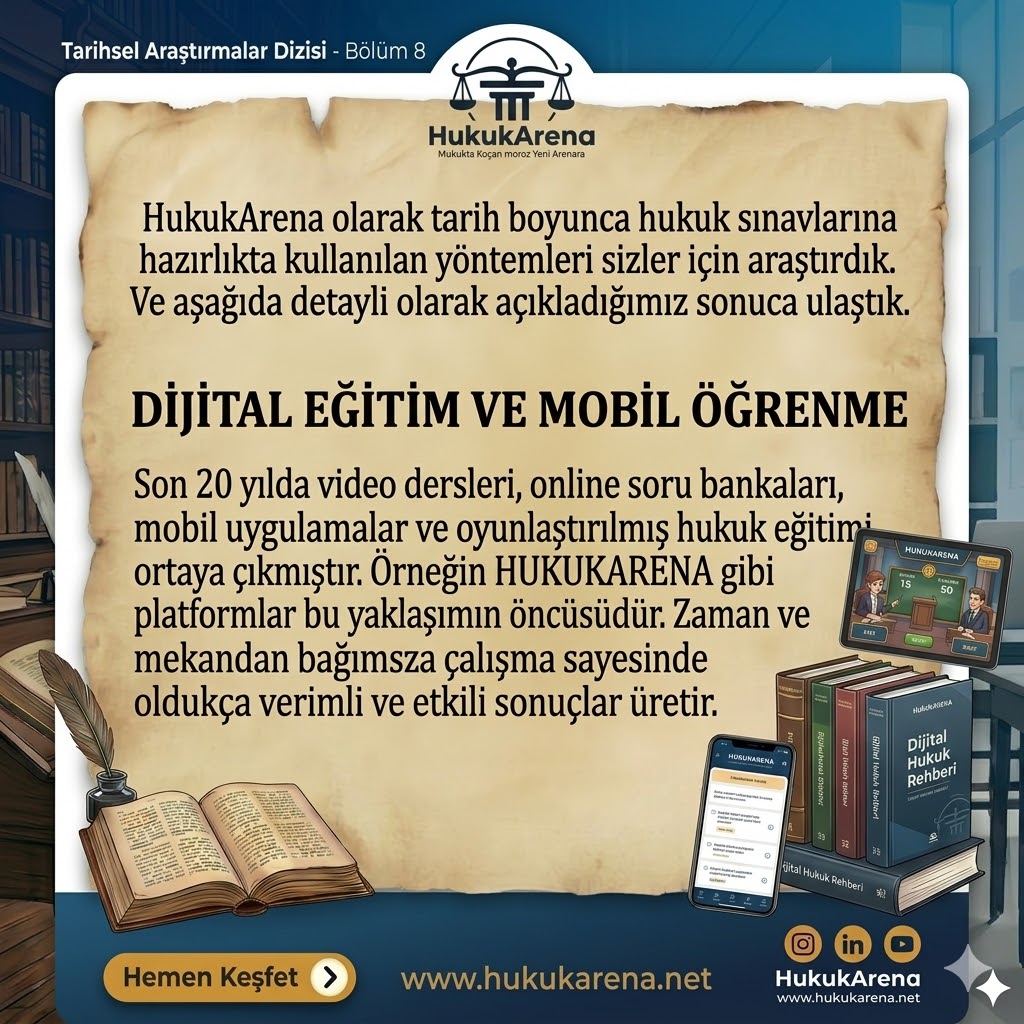 Hukuk Eğitiminde Dijital ve Mobil Öğrenme Yöntemi 